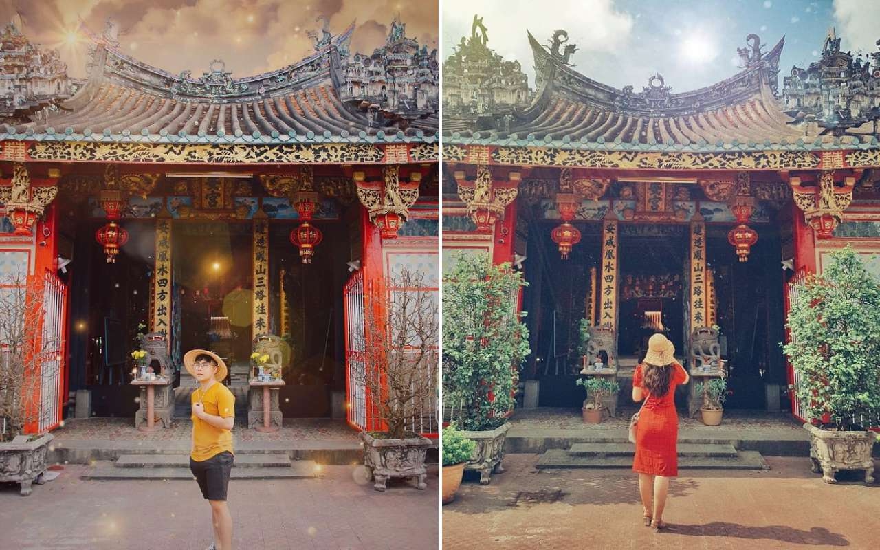 Check-in chùa Kiến An Cung